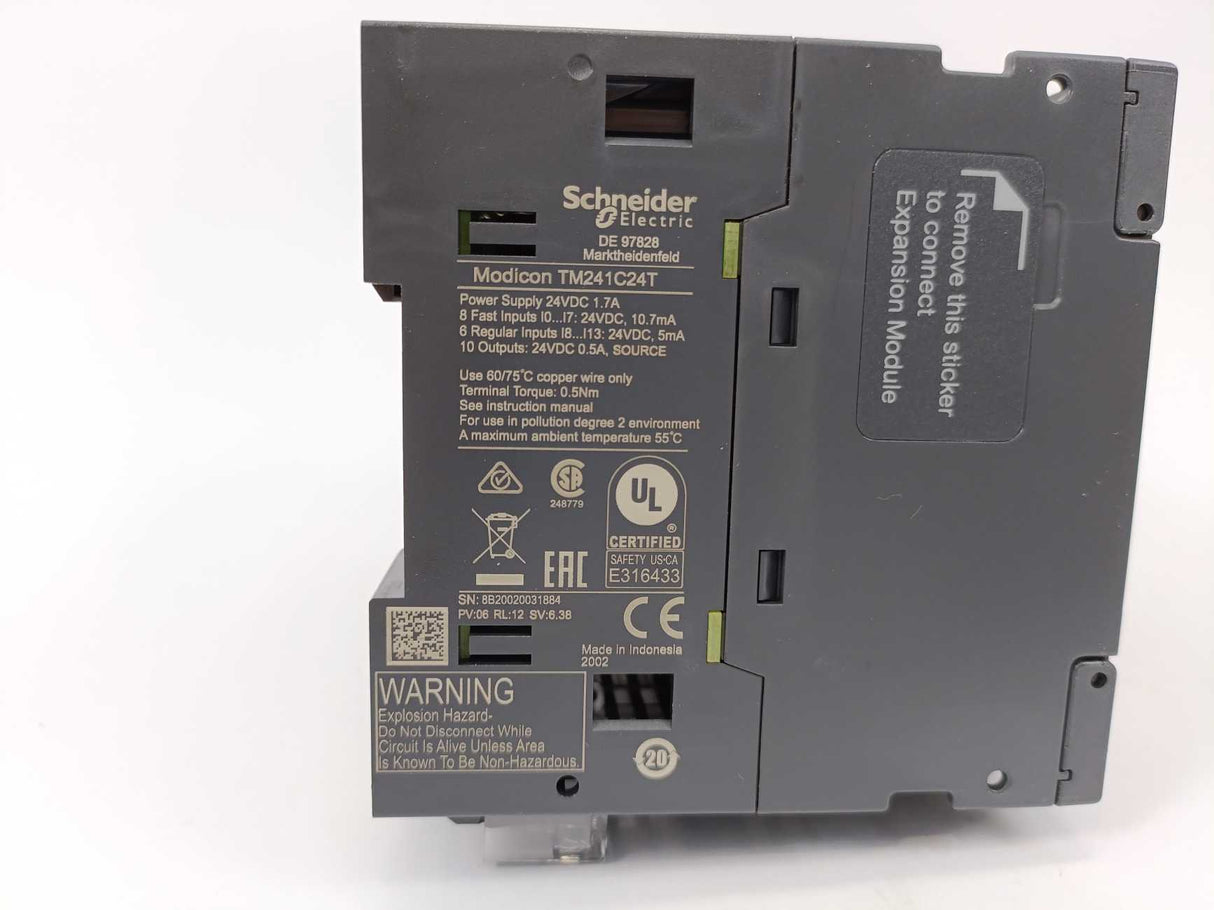 Schneider Electric TM241C24T Modicon M241 Logic Controller
