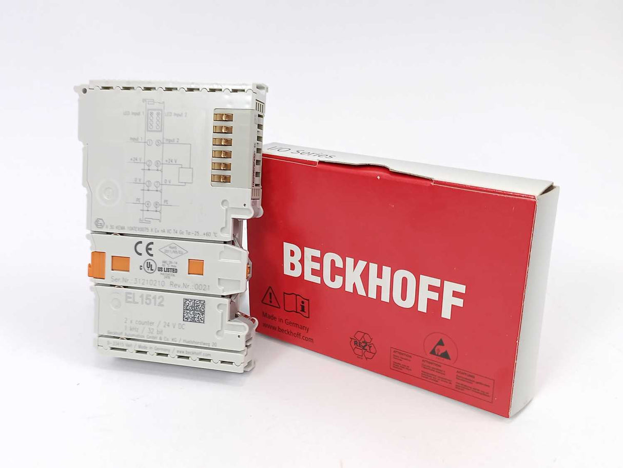 Beckhoff EL1512 EtherCAT Terminal, 2-Channel Digital Input