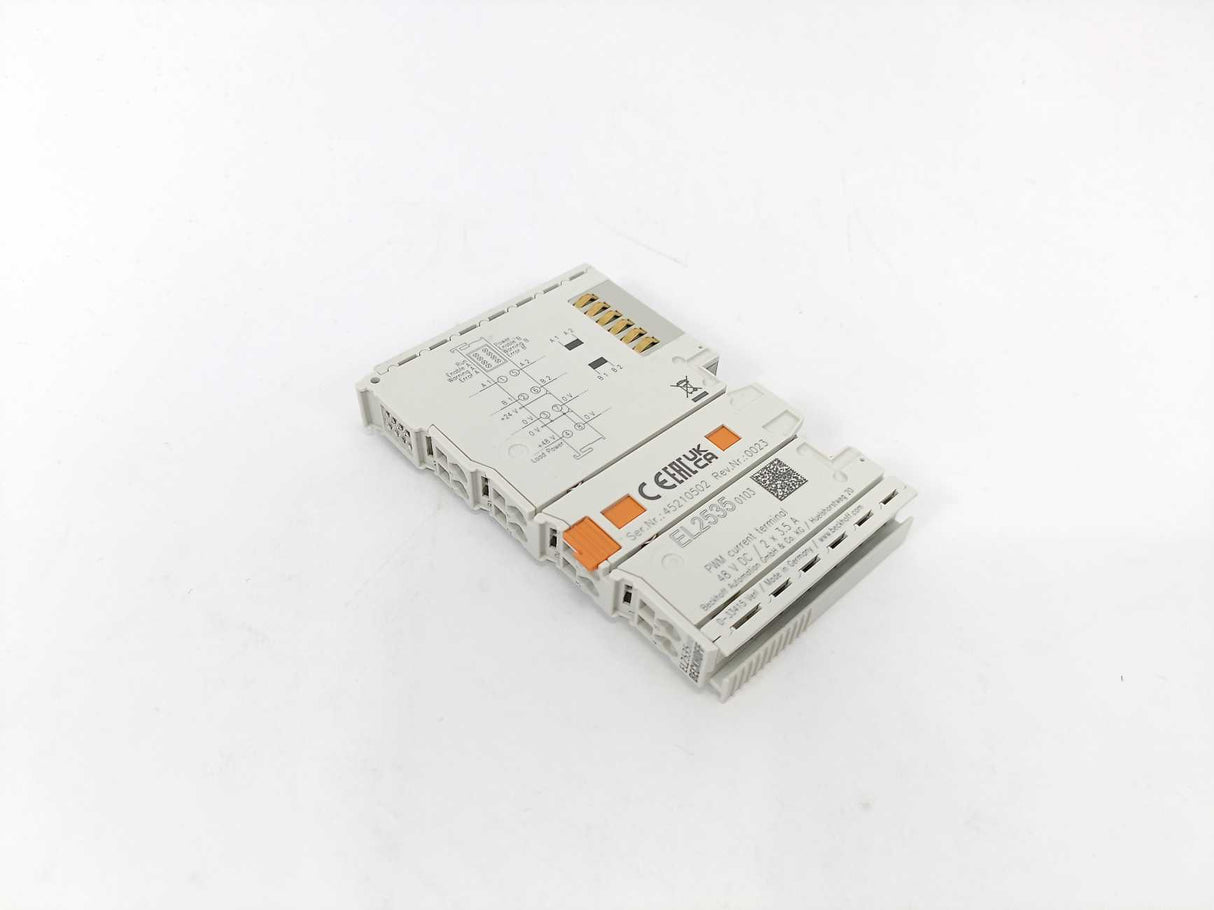 Beckhoff EL2535 PWM Current Terminal 48 V DC / 2 x 3.5 A
