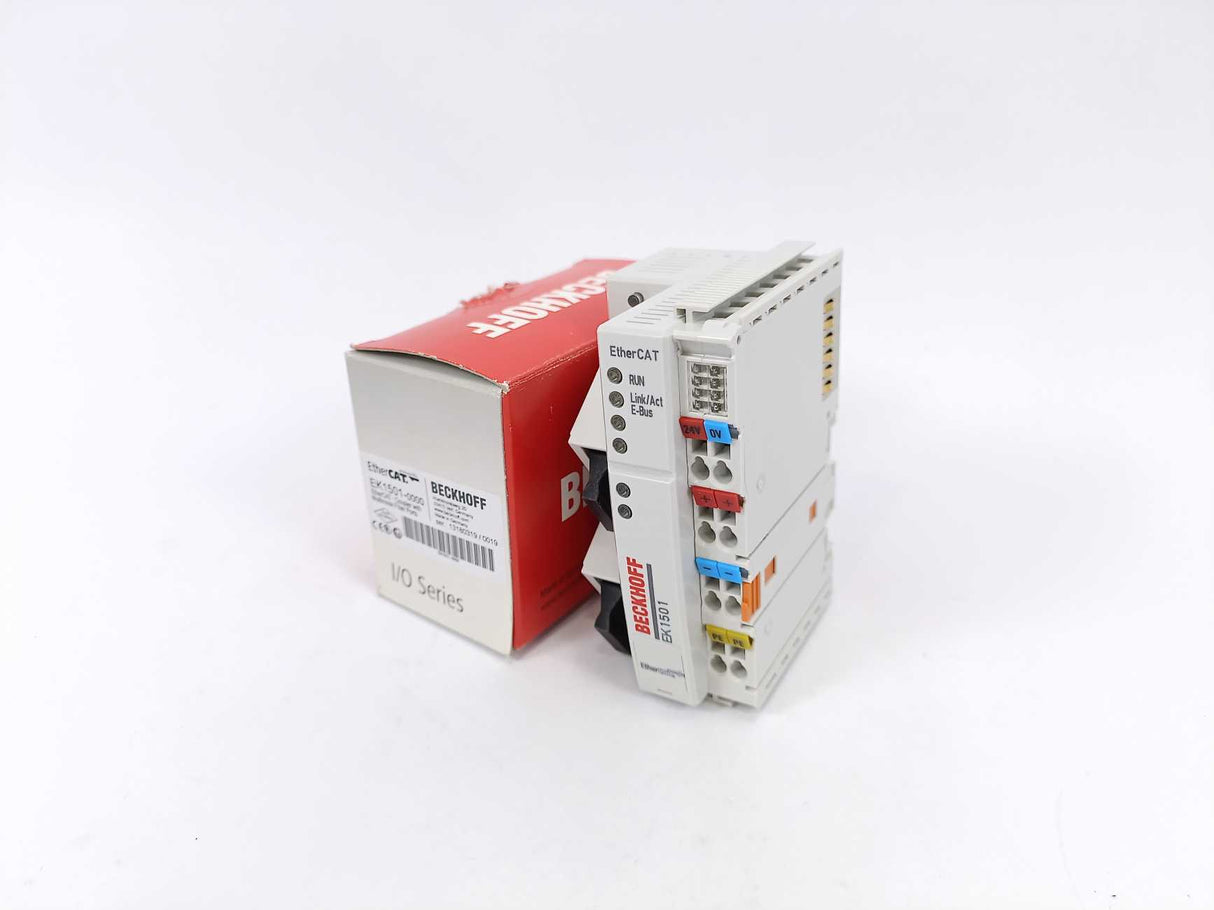 Beckhoff EK1501 EtherCAT Coupler with Multimode Fiber Poris