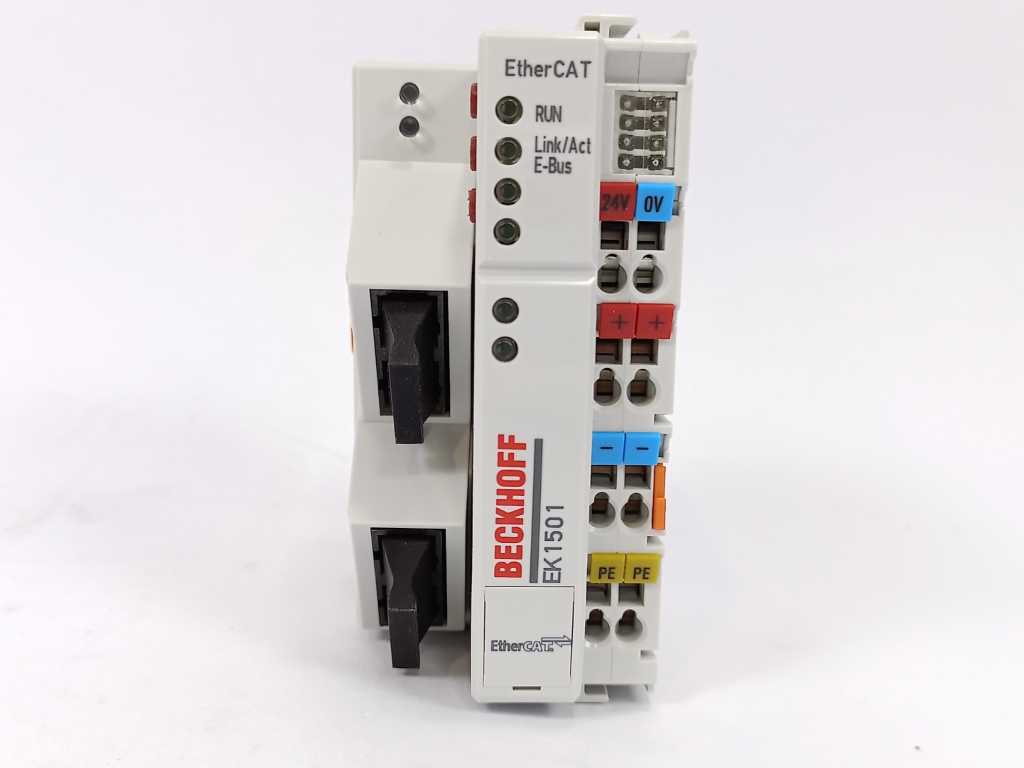 Beckhoff EK1501 EtherCAT Coupler with Multimode Fiber Poris