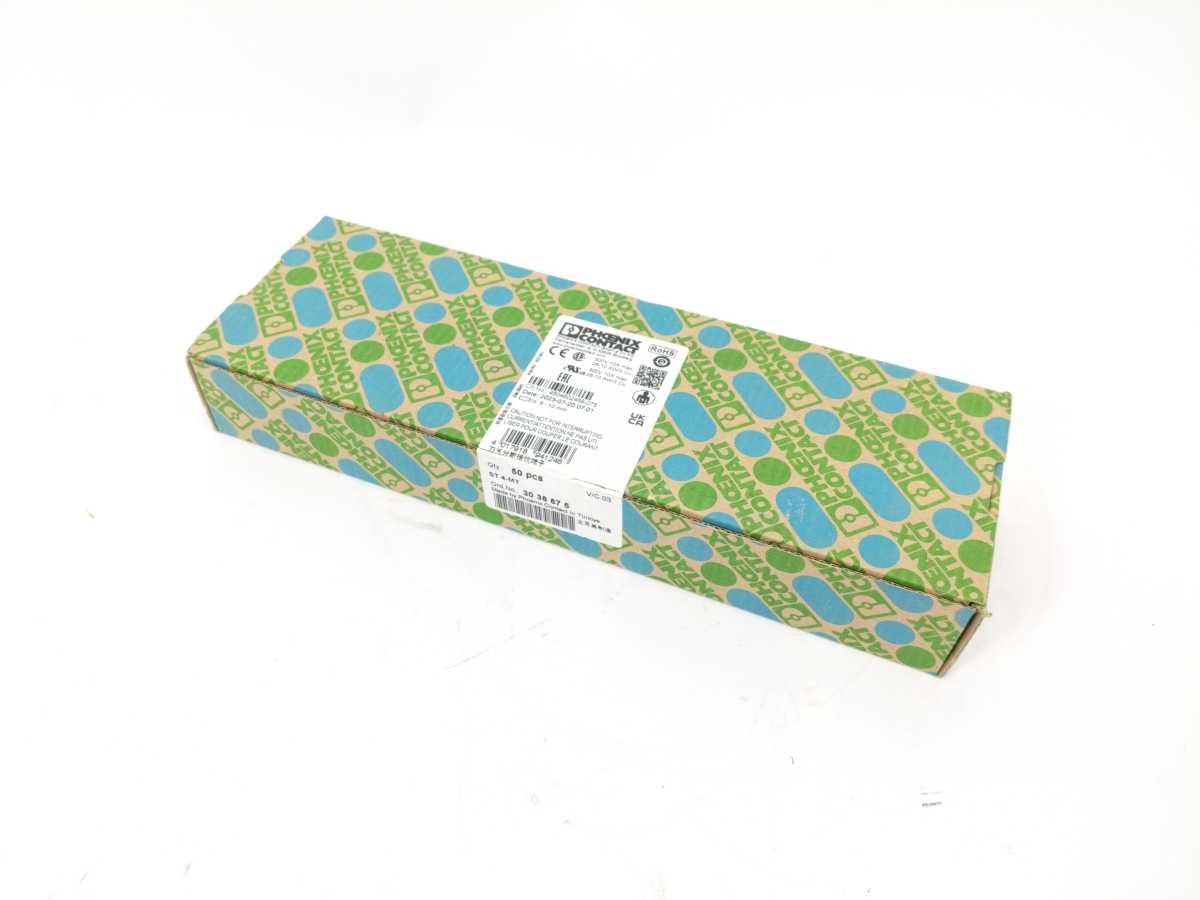 Phoenix Contact 3038875 ST 4-MT Terminal Block – 400 V, 20 A, 50 pcs. Batch