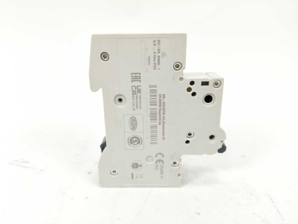 Siemens 5SL4110-6 Miniature Circuit Breaker, 10 A, Type B, 10 kA, 10 pcs. batch