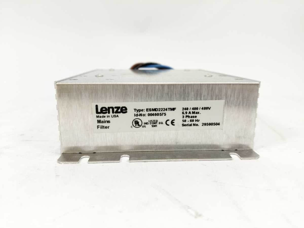 LENZE ESMD2224TMF EMC Filter - 6.4 A, 3-Phase, 400/480 V
