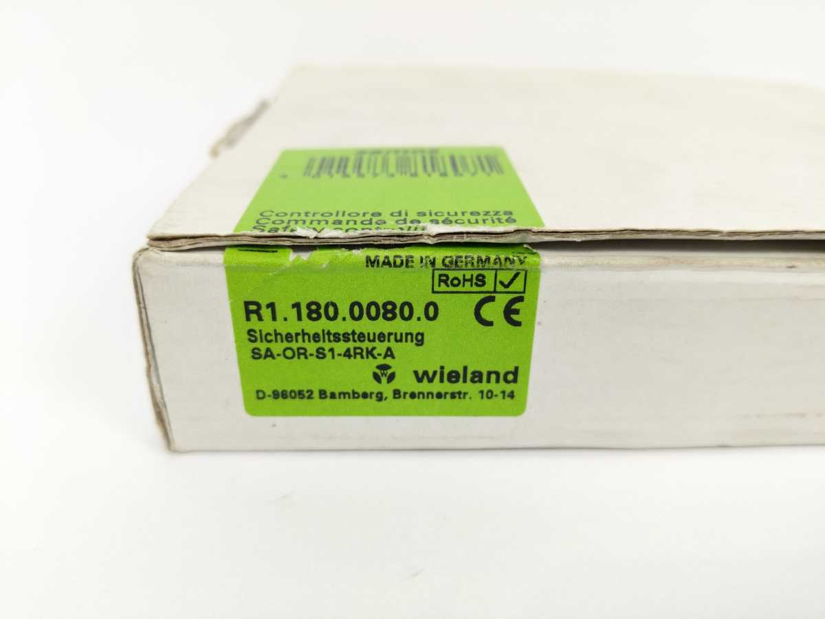 Wieland R1.180.0080.0 Safety Relay, U: DC 24 V (class 2) 3.2W