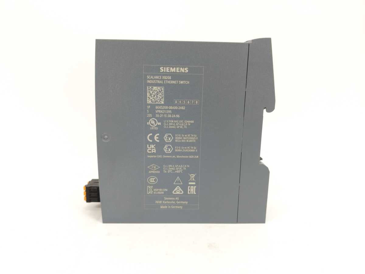 Siemens 6GK5208-0BA00-2AB2 SCALANCE XB208 Industial Ethernet Switch