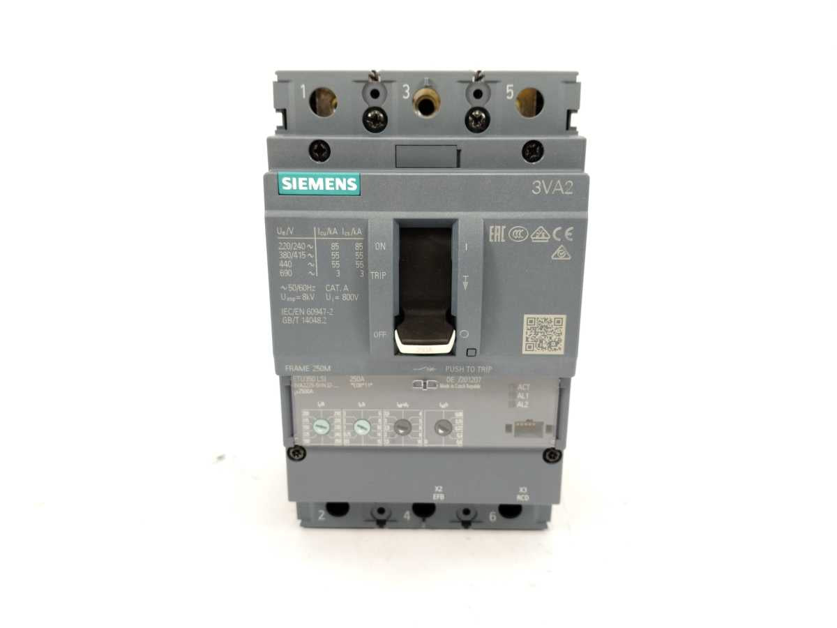 Siemens 3VA2225-5HN32-0AA0 Circuit breaker 3VA2 E08