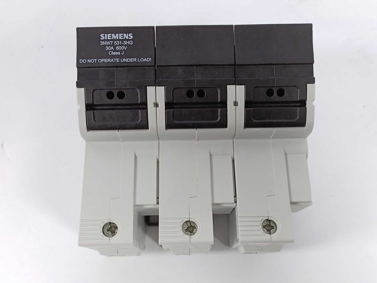 Siemens 3NW7 531-3HG Fuseholder 30A 600V, Batch of 2