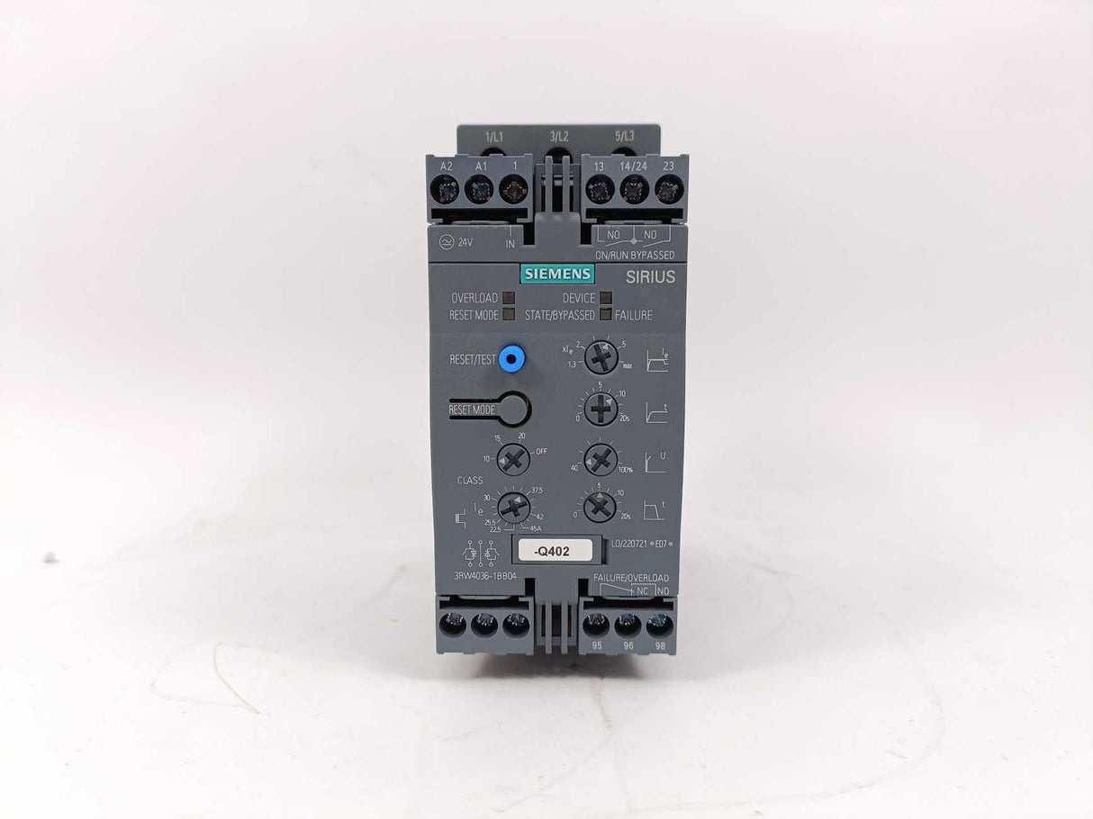 Siemens 3RW4036-1BB04 SIRIUS AC Soft Starter