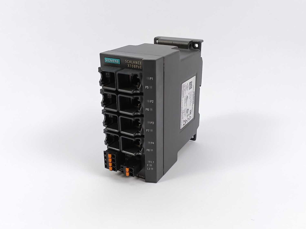 Siemens 6GK5108-0PA00-2AA3 SCALANCE X10PoE Industrial Ethernet Switch