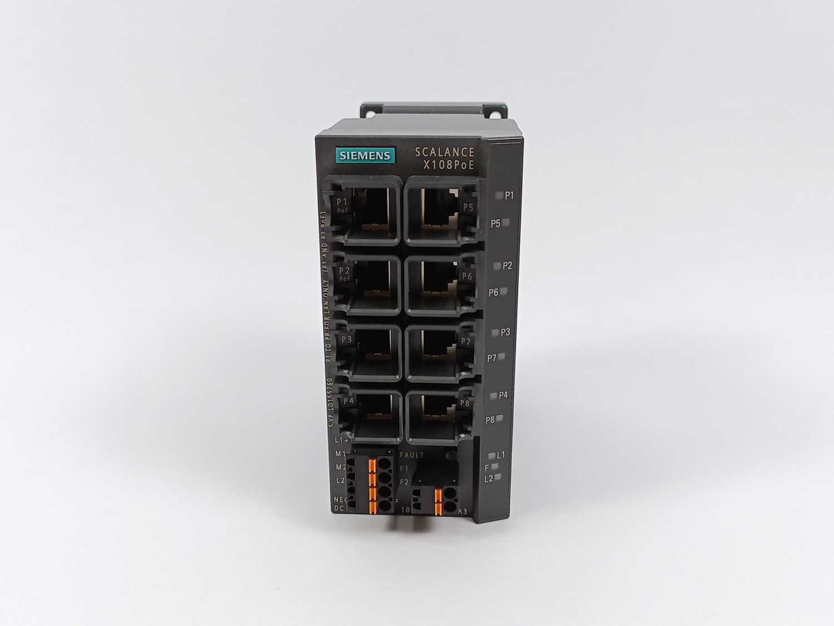 Siemens 6GK5108-0PA00-2AA3 SCALANCE X10PoE Industrial Ethernet Switch