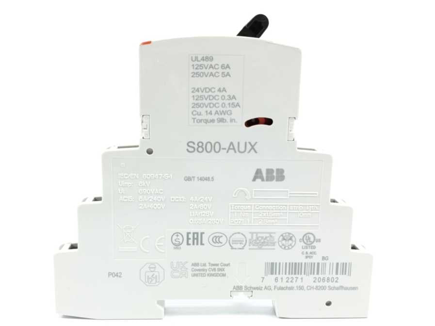 ABB 2CCS800900R0011 S800-AUX Auxiliary Contact