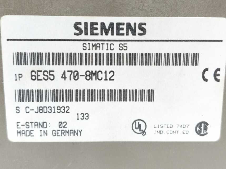 Siemens 6ES5470-8MC12 SIMATIC S5 Analog Output