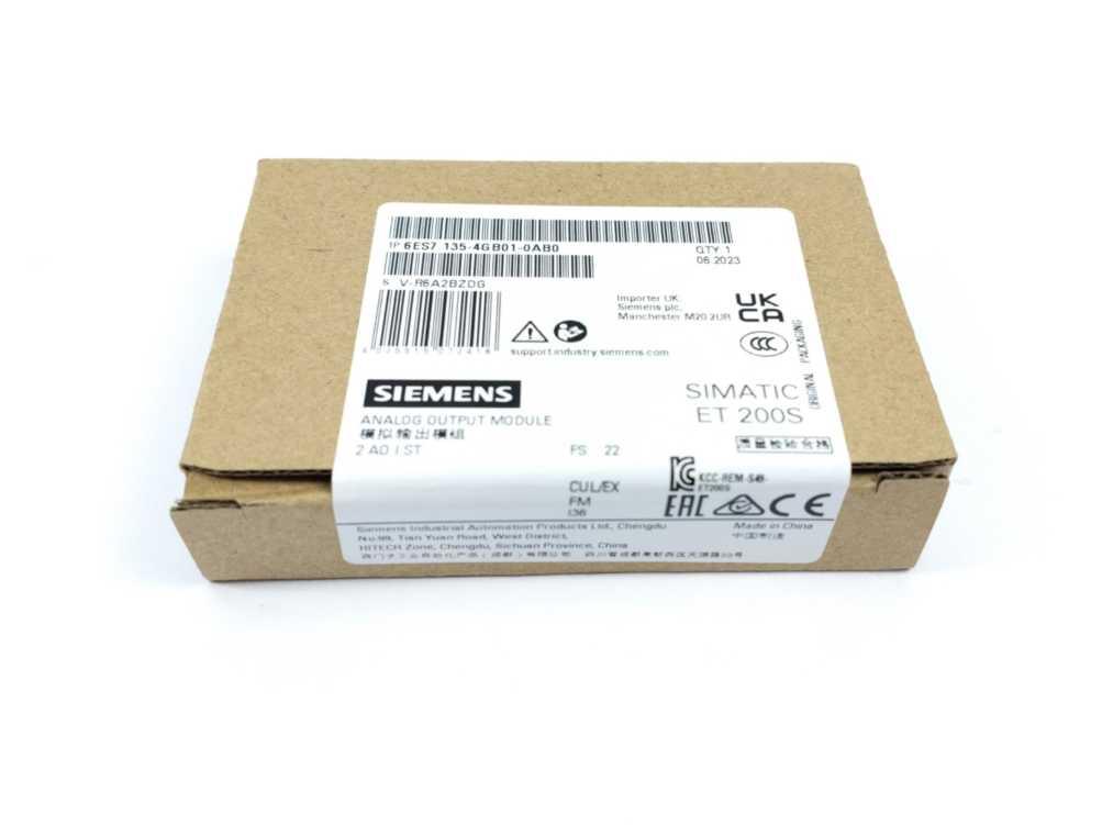 Siemens 6ES7 135-4GB01-0AB0 Analog Output Module 2AO I ST ET 200S