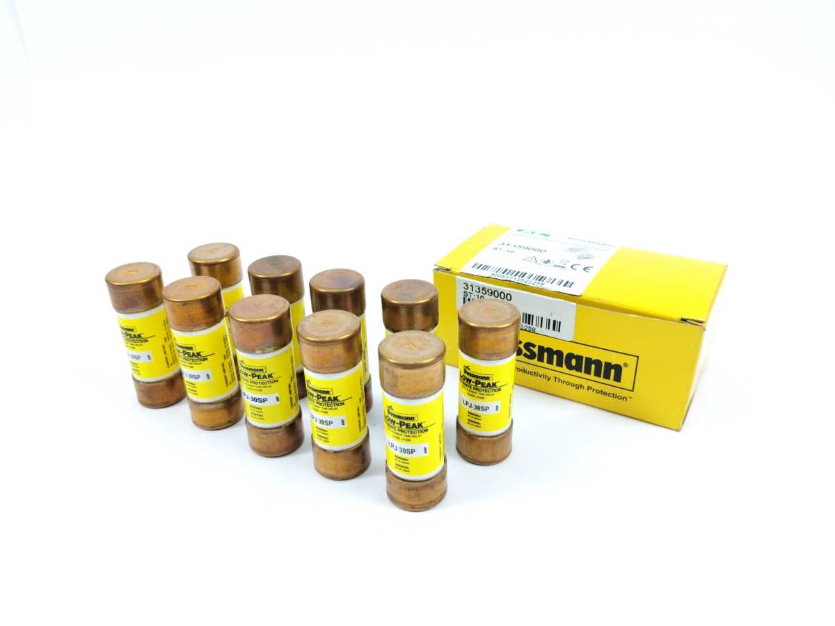 Cooper LPJ-30SP Dual-element time-delay fuse 10 Pcs