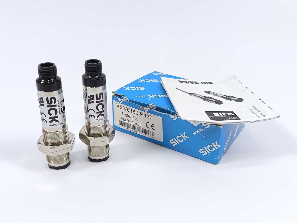 SICK 6008866 Photoelectric Sensors VS/VE180-P430 2pcs