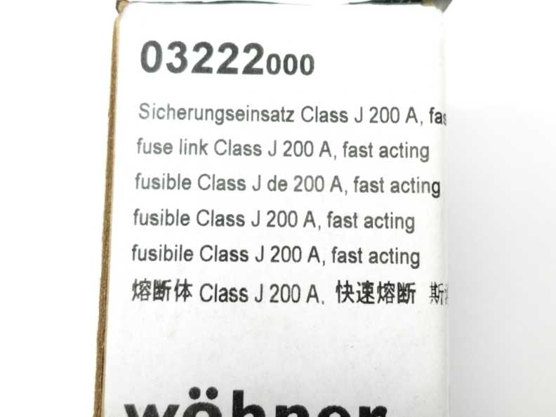 FERRAZ SHAWMUT A4J200 Amptrap 200 Amp 600V AC Or Less