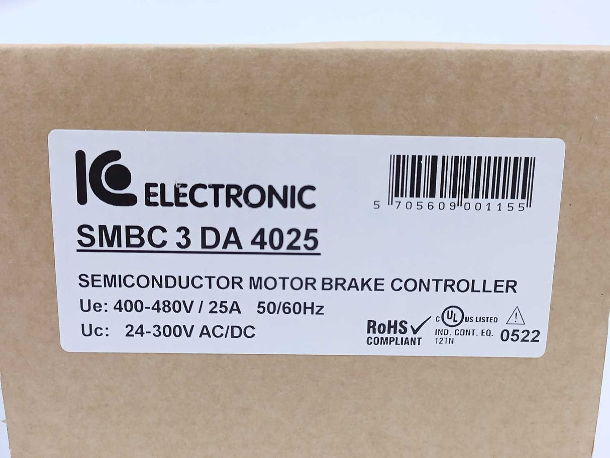 IC Electronic SMBC 3 DA 4025 P-Line AC Motor Controller With Brake