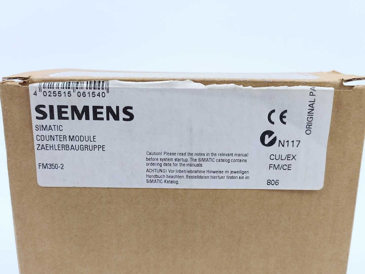 Siemens 6ES7350-2AH00-0AE0 FM 350-2 Counter Module