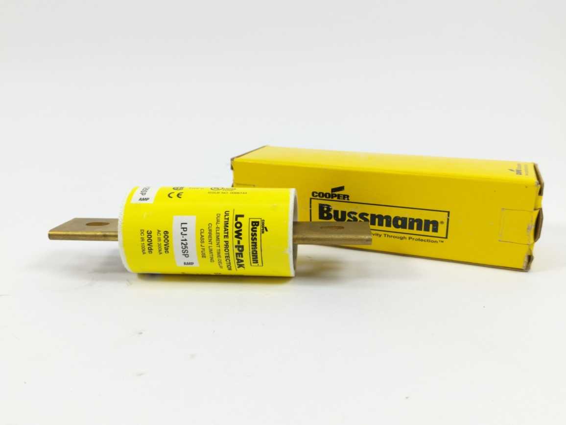 Cooper Bussmann LPJ-125SP Low-Peak Class J Fuse 600Vac 300Vdc
