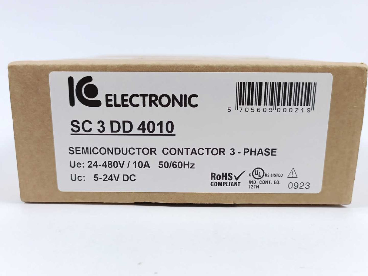 IC Electronic SC 3 DD 4010 Semiconductor Contactor 3-Phase 50/60Hz