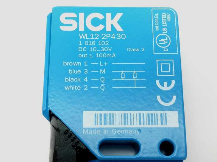 SICK 1016102 WL12-2P430 Photoelectric sensor
