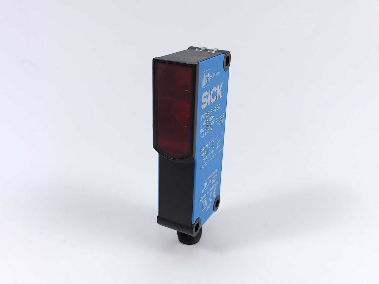 SICK 1025896 WT18-3P430 Diffuse Photoelectric Sensor 50-600mm Detection Range
