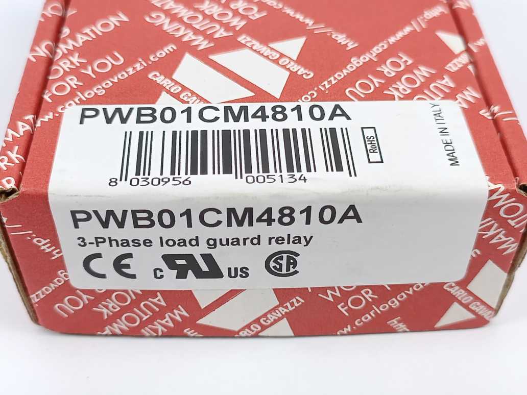 Carlo Gavazzi PWB01CM4810A 3-Phase Load Guard Relay