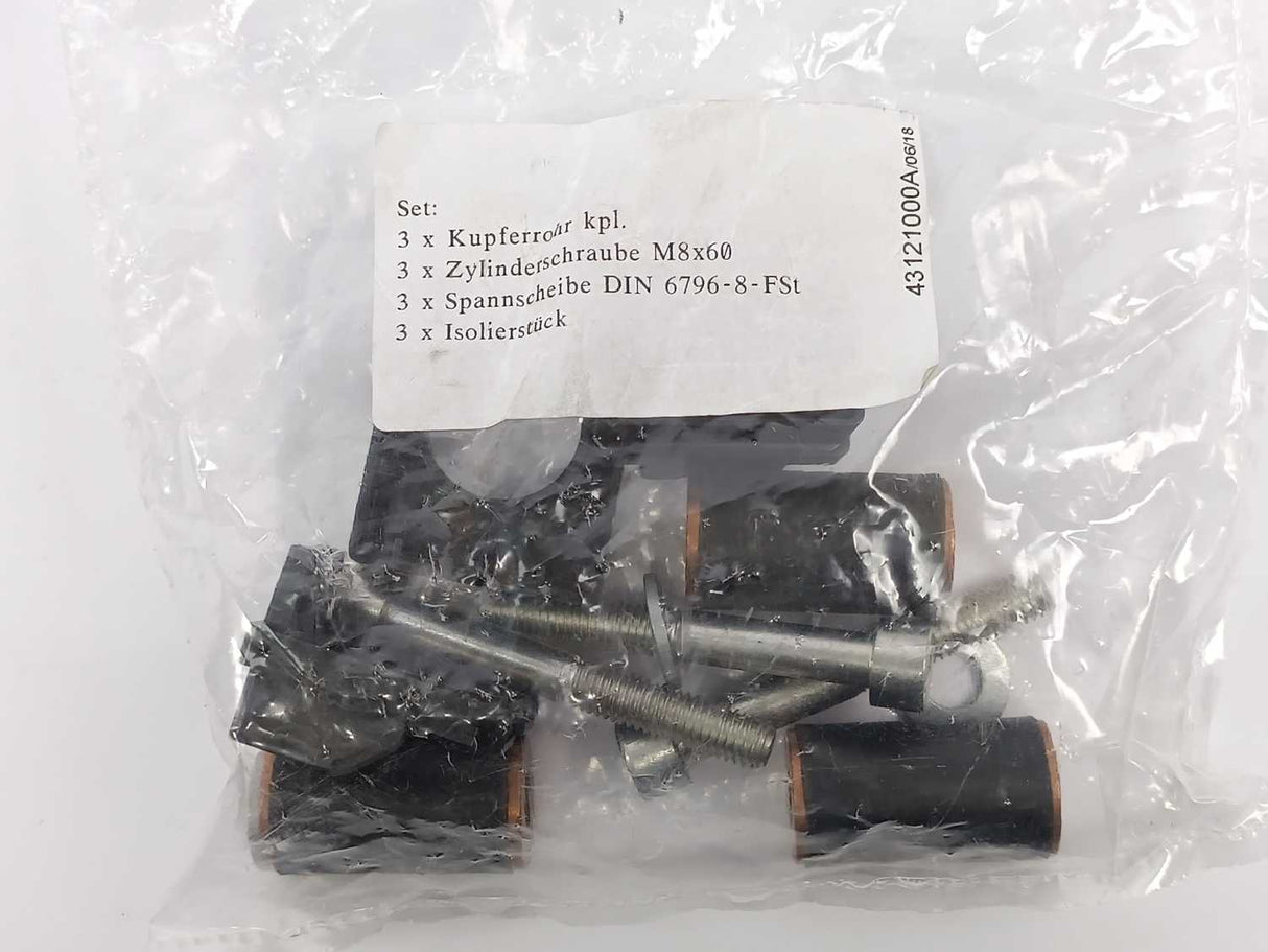 Siemens 8US1213-4AH04 3 Phase Busbar w/ Accessories