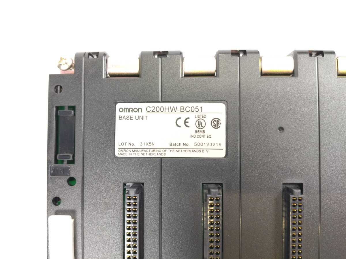 OMRON C200HW-BC051 Base Unit Backplane