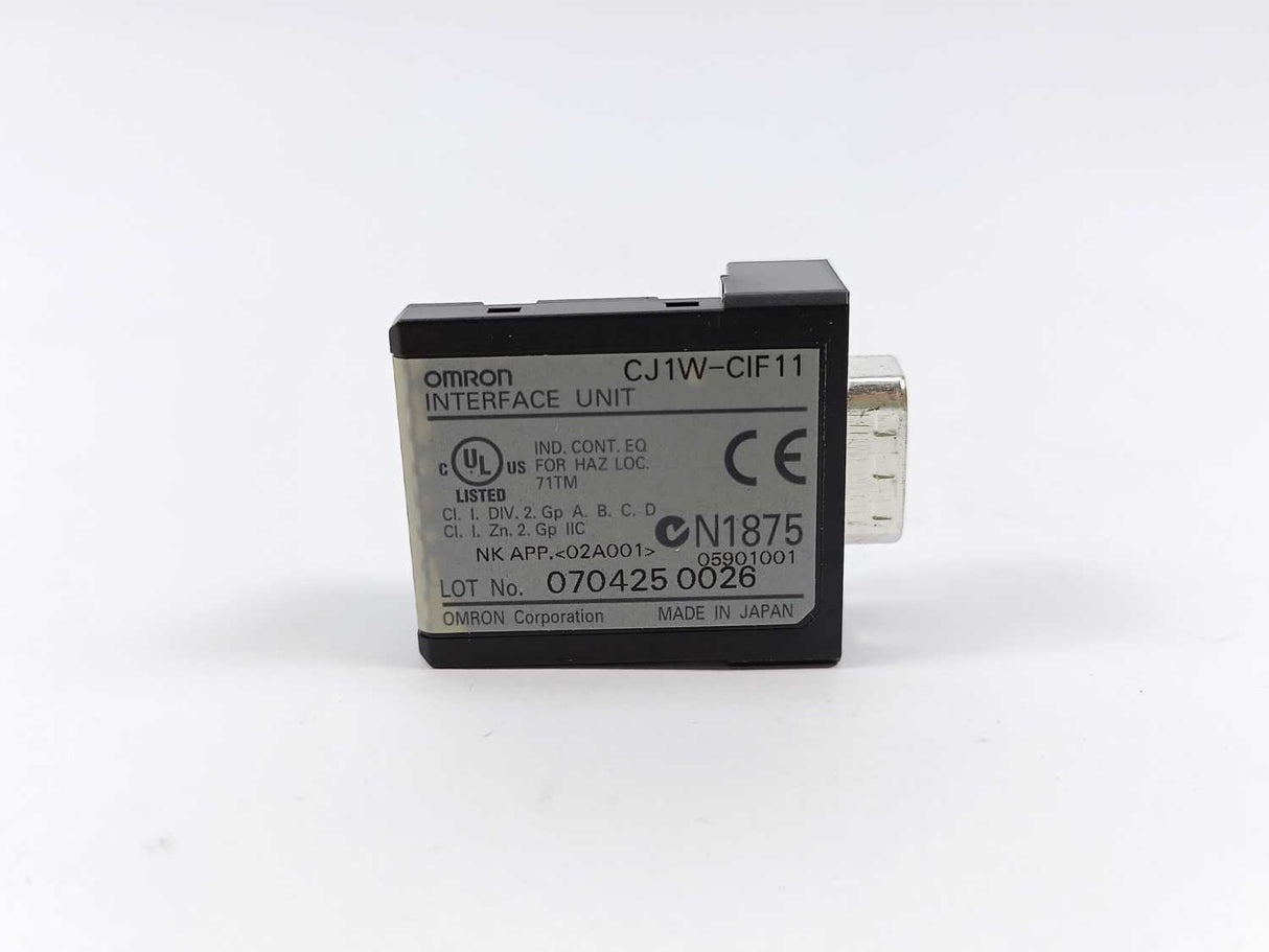 OMRON CJ1W-CIF11 SYSMAC Option RS-422A Converter