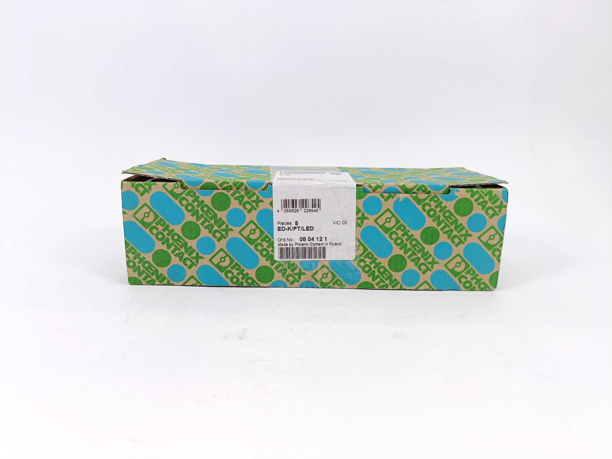 Phoenix Contact 0804121 EO-K/PT/LED DIN Rail-Mounted Socket Outlet 5 Pcs,