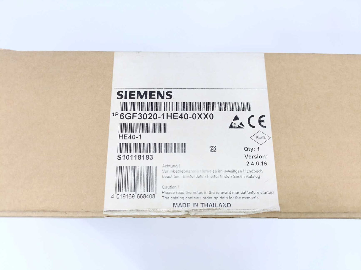 Siemens 6GF3020-1HE40-0XX4 HE40 SIMATIC HawkEye 40 Handheld Code Reader