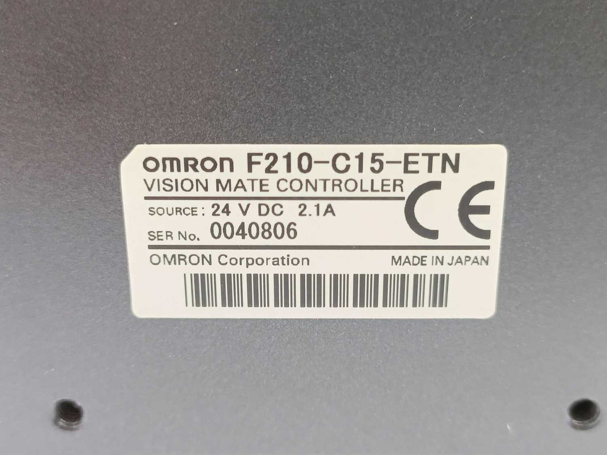 OMRON F210-C15-ETN Vision Mate Controller 24V DC 2.1A