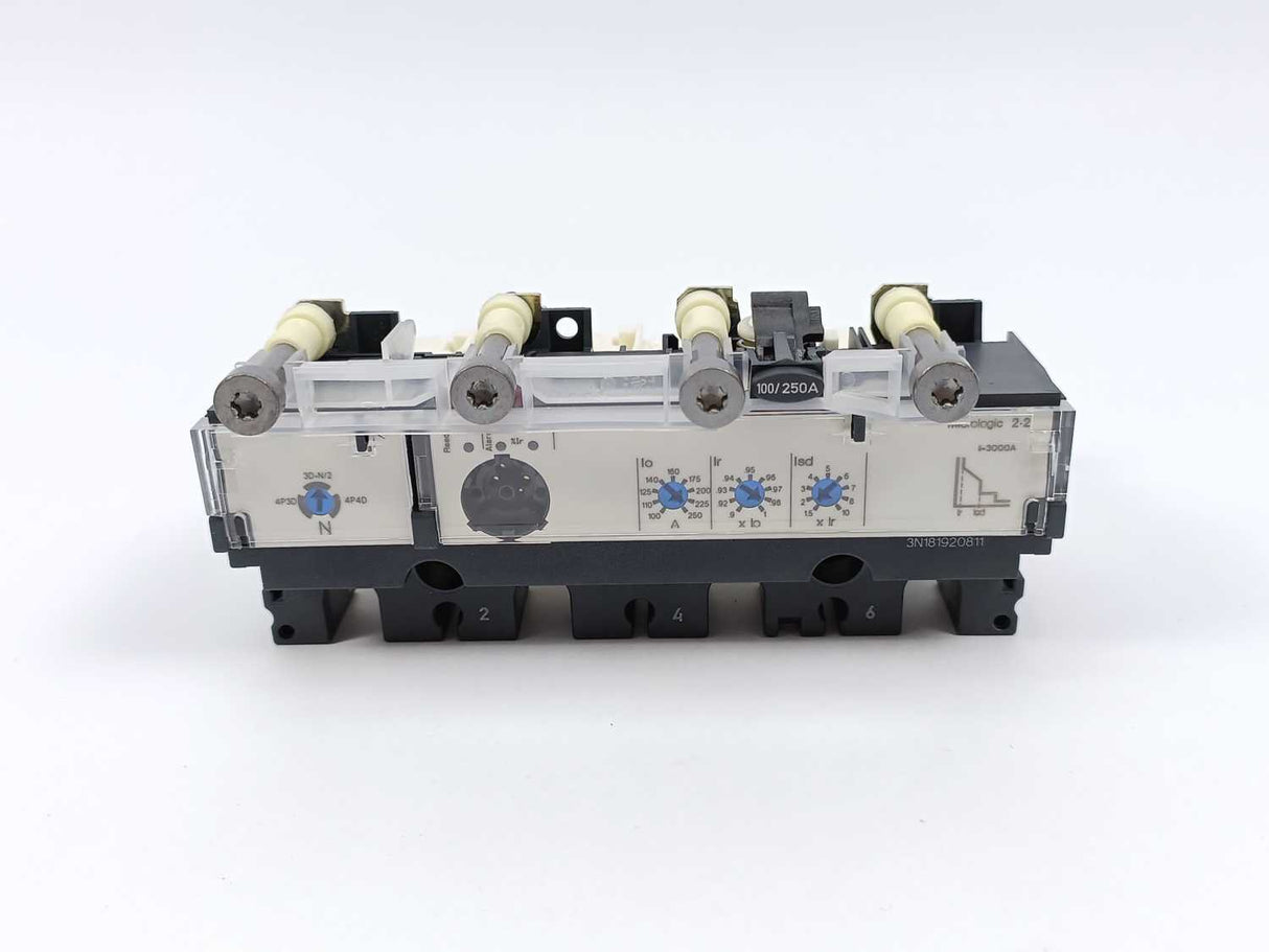 Schneider Electric LV431480 4P4D Micrologic 2.2 250A trip unit Compact NSX250