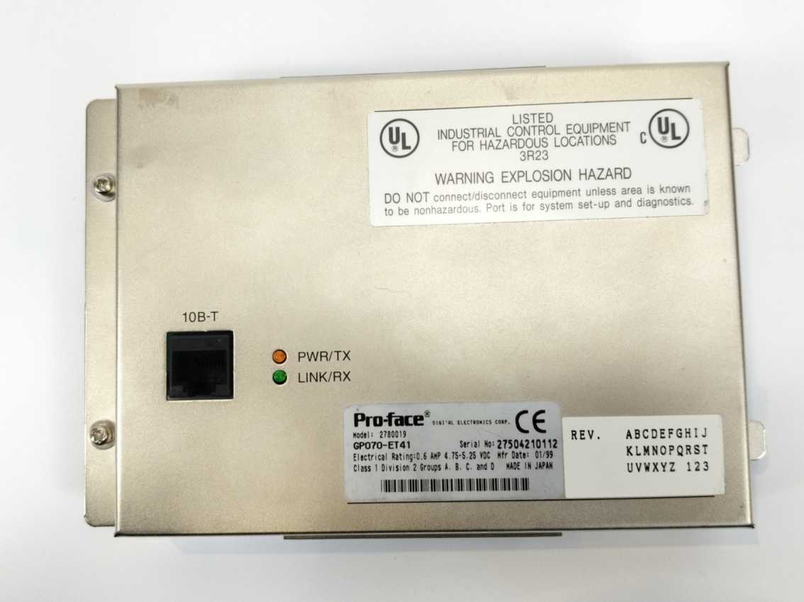 Pro-Face GP070-ET41 Ethernet Interface Module