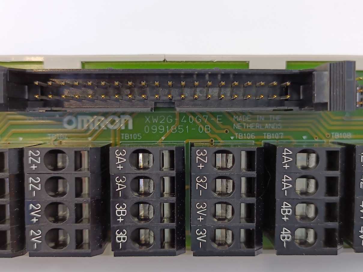 OMRON XW2G-40G7-E Input Terminal Block