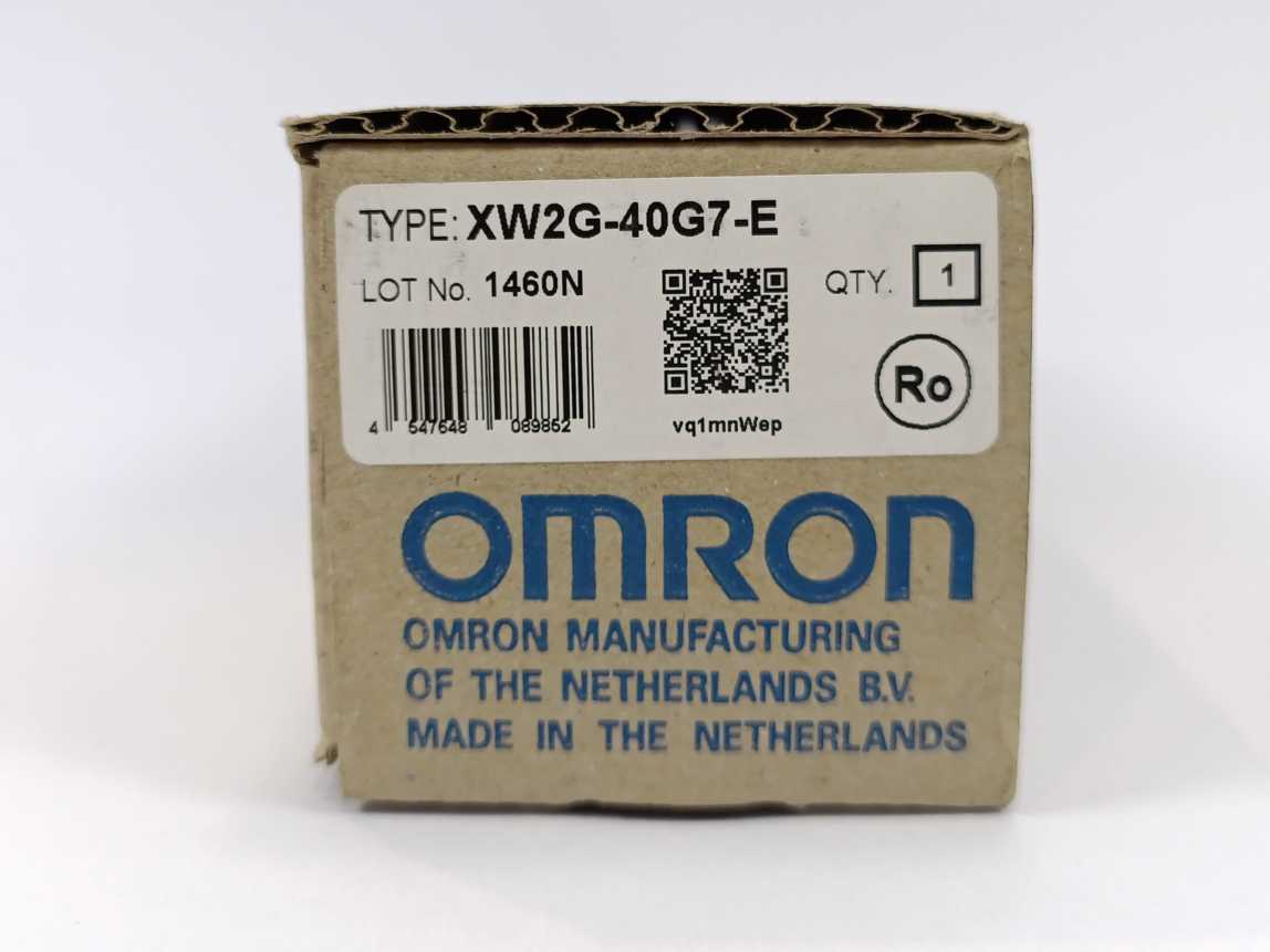 OMRON XW2G-40G7-E Input Terminal Block