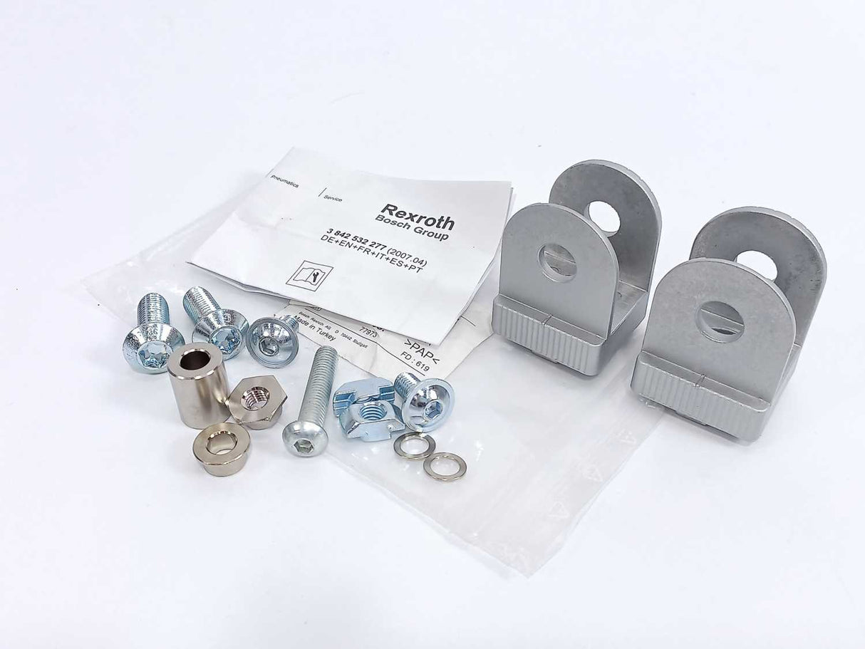 Bosch Rexroth 3842538685 Gelenk, Joint 40x40 Support Silver