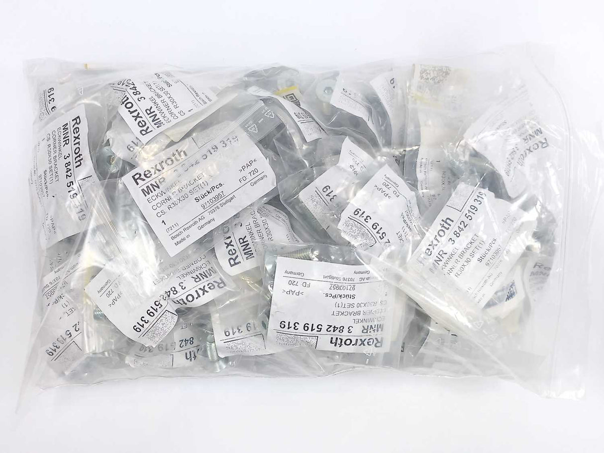 Bosch Rexroth 3842519319 Eckwinkel / Corner Bracket, R30x30 Set