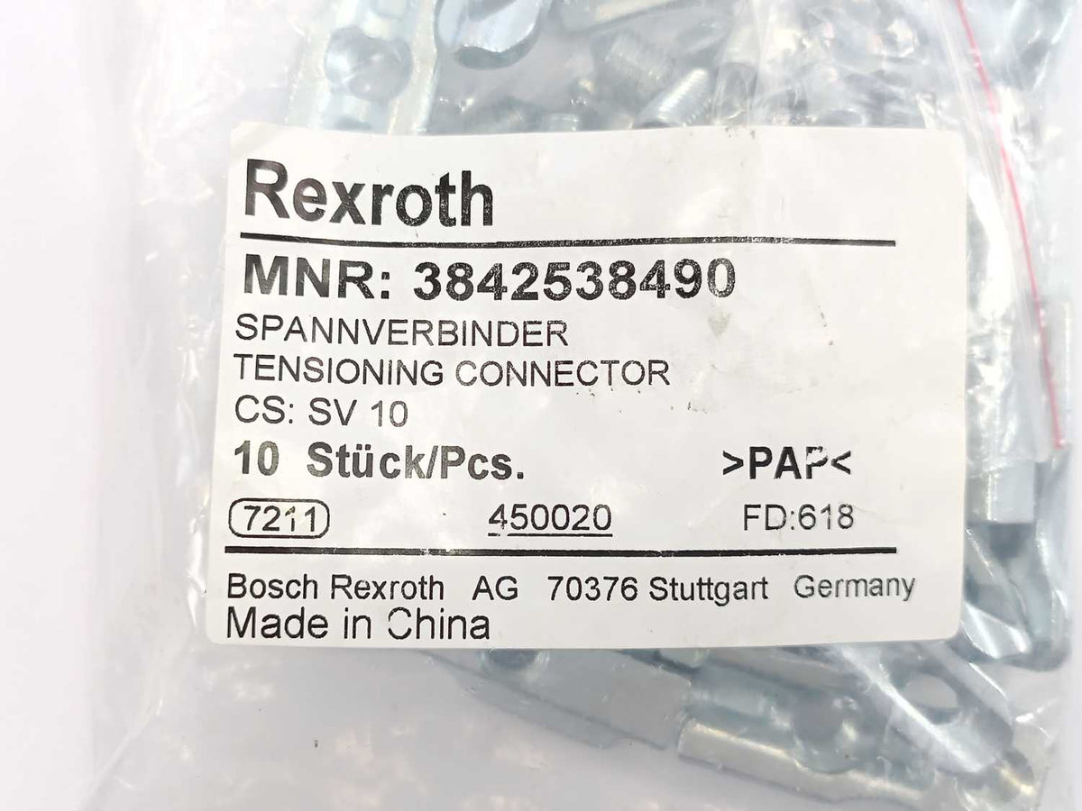 Bosch Rexroth 3842538490 Tensioning Connectors, Size CS: SV 10