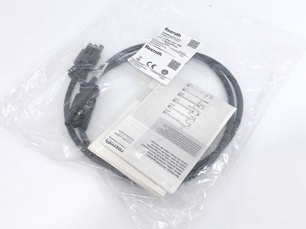 Bosch Rexroth 3842537123 Connecting Cable. Verbindungskabel CS: EU-GST 1.5M