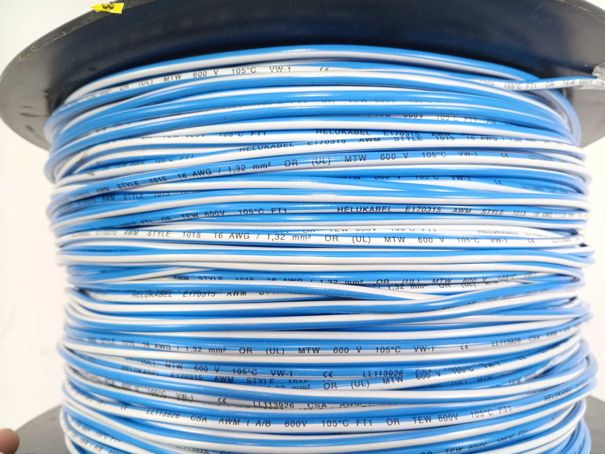 HELUKABEL 60514 Single Core UL Style 1015 16AWG Wire. 305m Spool