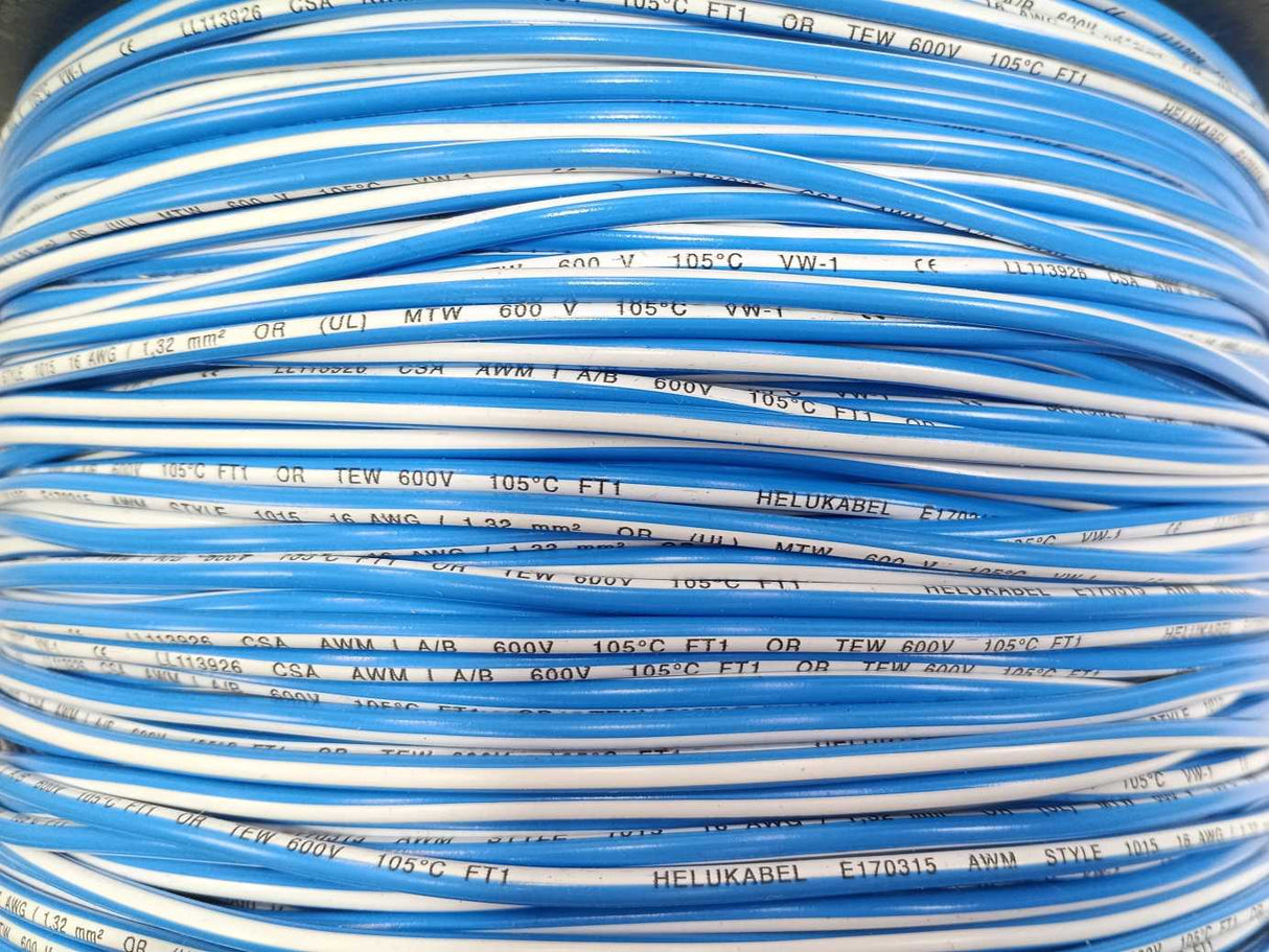 HELUKABEL 60514 Single Core UL Style 1015 16AWG Wire. 285m Spool