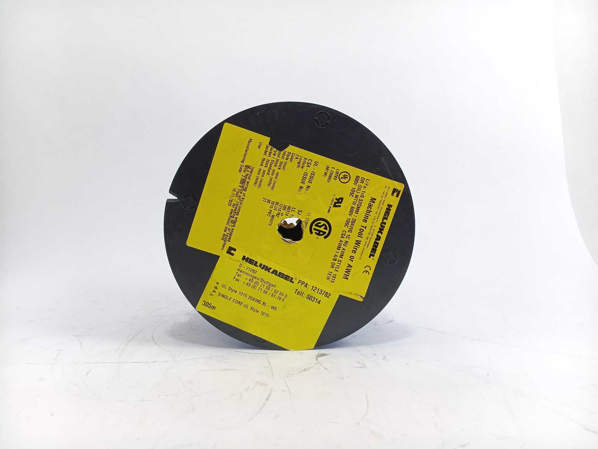 HELUKABEL 60314 Single Core UL Style 1015 20AWG Wire. 250m Spool