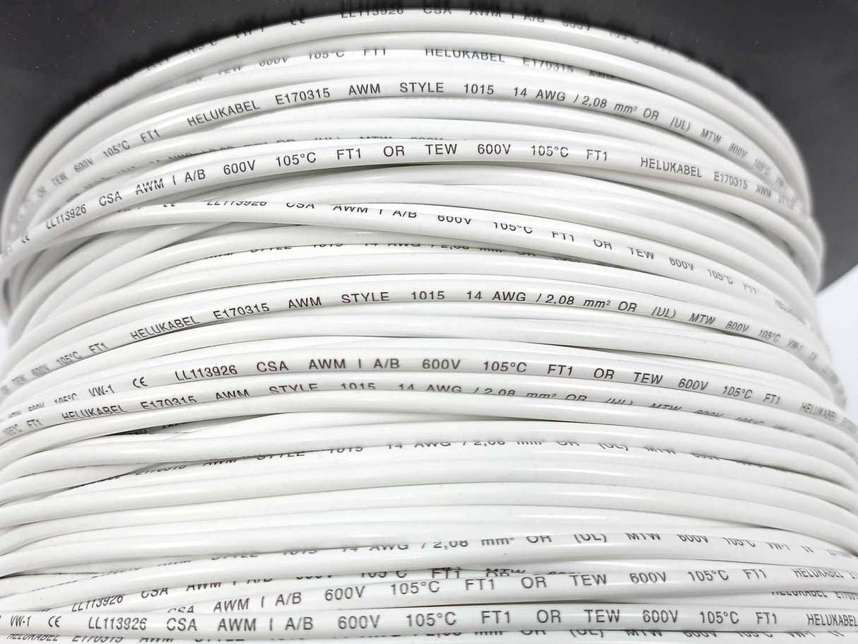 HELUKABEL 60605 Single Core UL Style 1015 14AWG Wire. 250m Spool
