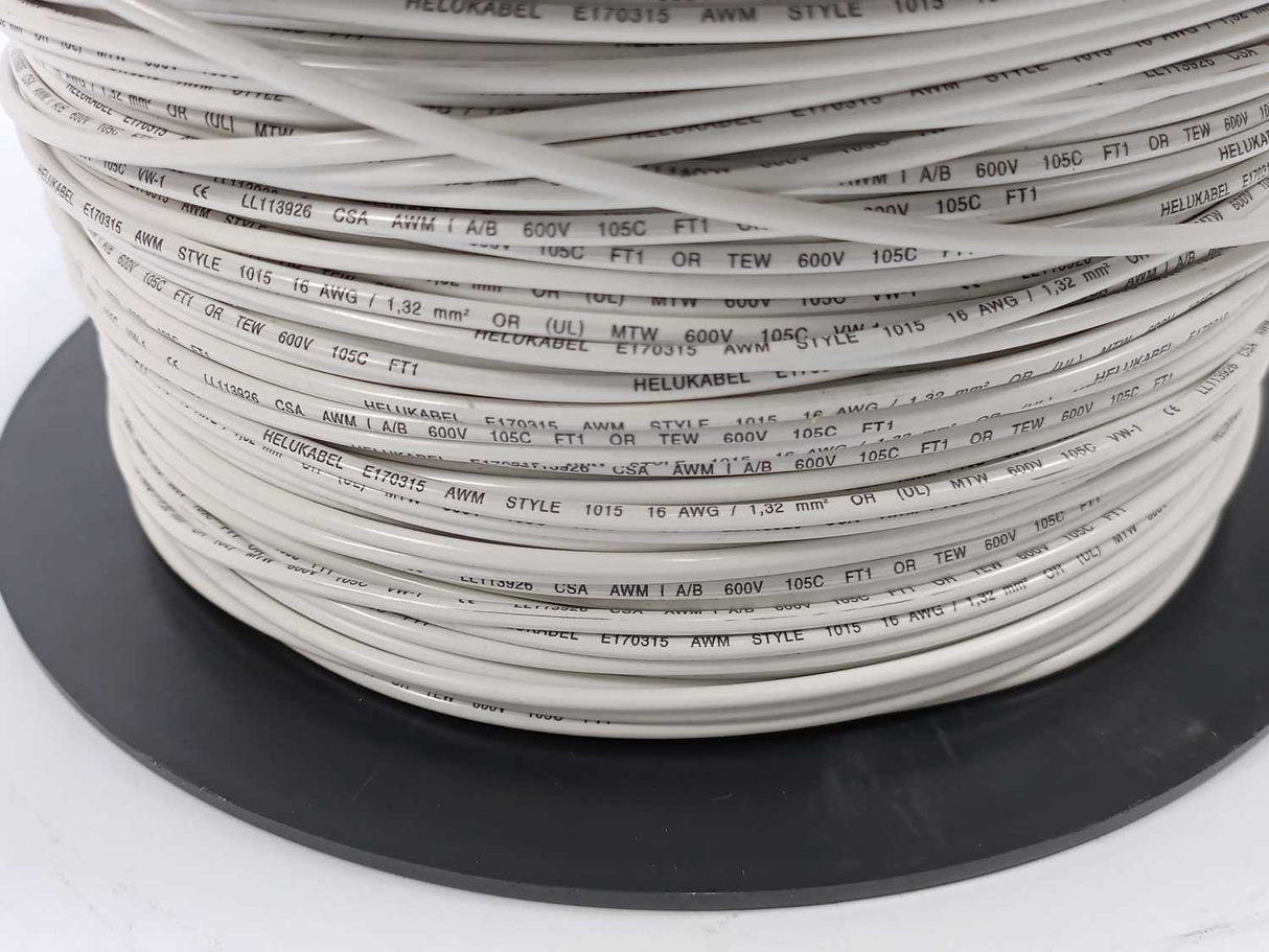 HELUKABEL 60505 Single Core UL Style 1015 16AWG Wire. 280m Spool