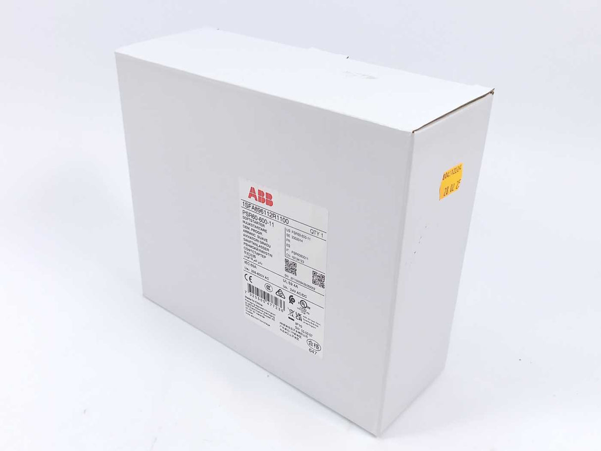 ABB 1SFA896112R1100 PSR60-600-11 Softstarter, 60 A, 208-600 V AC