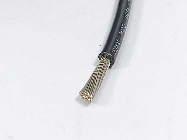 HELUKABEL 60801 Single Core UL Style 1015 10AWG Black Wire. 300m Spool