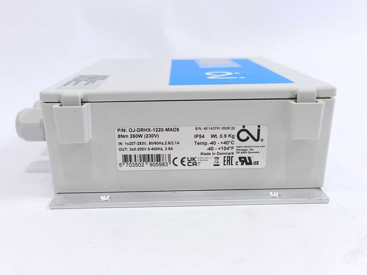 OJ Electronics OJ-DRHX-1220-MAD5 Drive Unit 8Nm 260W (230V)